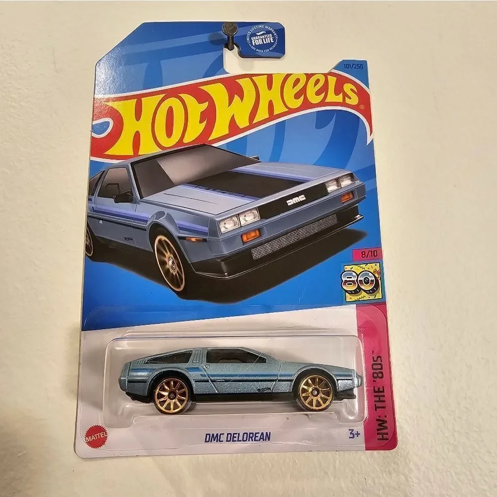 Hot Wheels Car DMC Delorean HW 80s Hotwheels 2023 Mainline Casting Mattel New